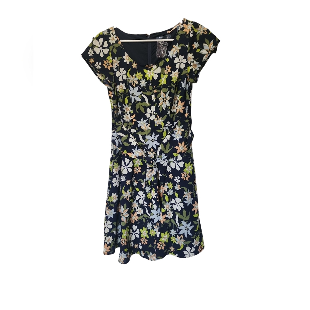 Nwt. Modcloth Floral Print Dress.Med.